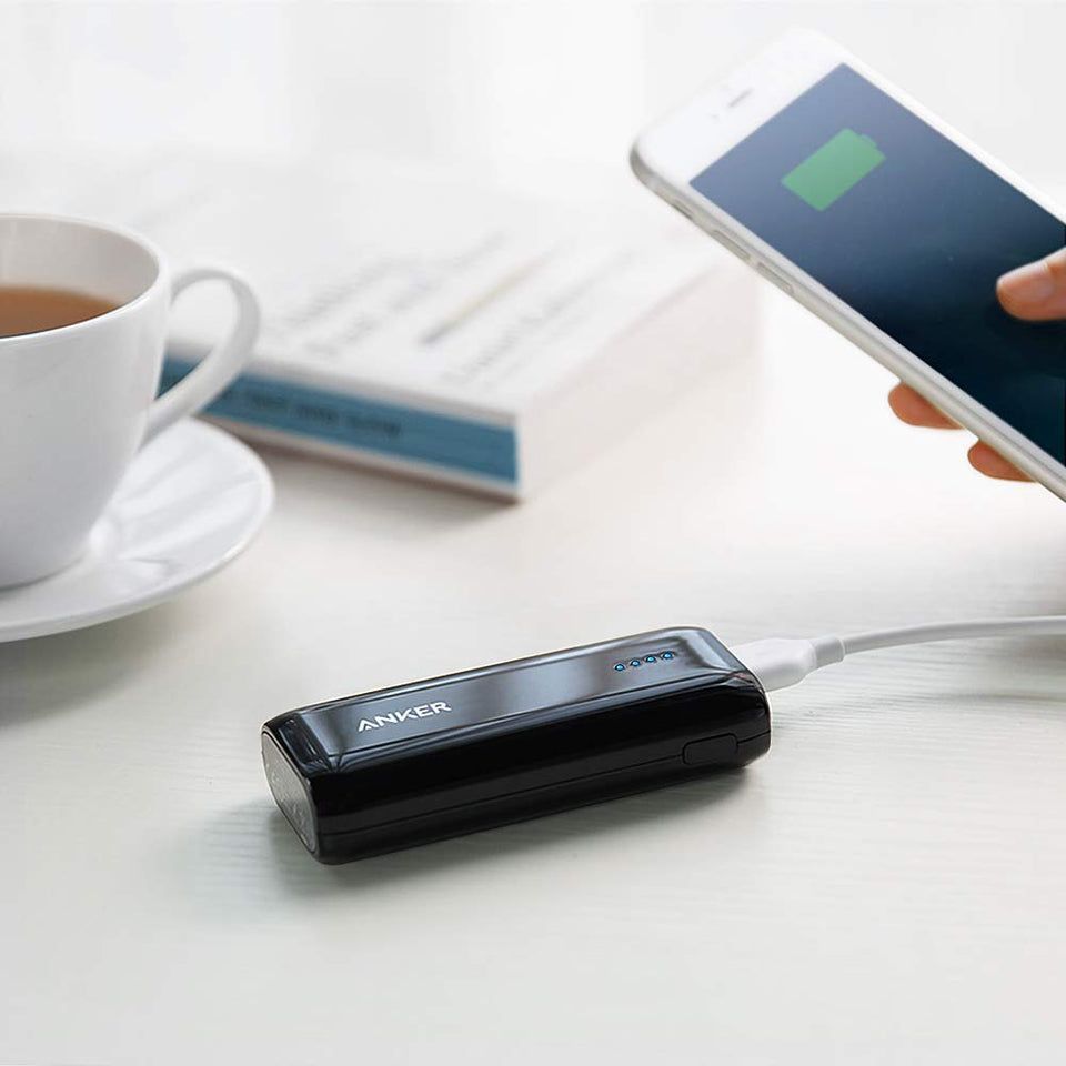 Anker batería portátil Astro 6700 mAh, Ultra-compacto, Poder IQ optimiza la velocidad de carga, Compatible con dispositivos Android, Apple, GoPro, etc., Funda transporte.