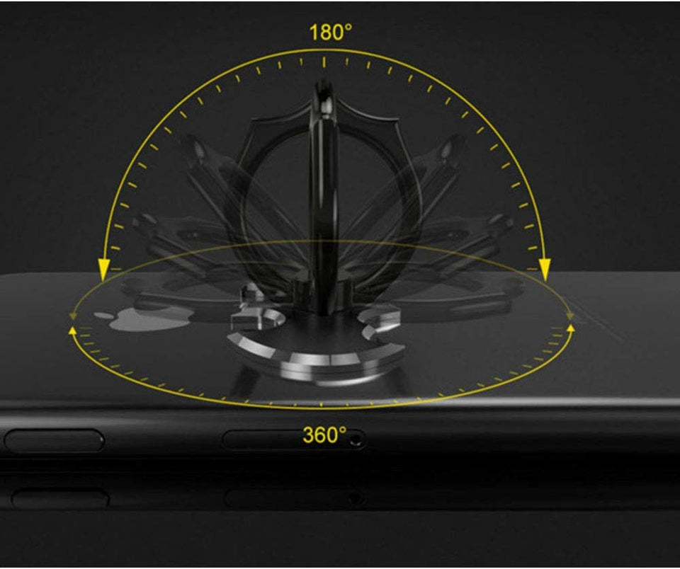 Veraly Porta Celulares Diseño Batman de Acero Inoxidable con Anillo Sujetador