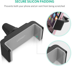 Ugreen Soporte de Celular para Auto Compatible con iPhone, iPod, Samsung, Motorola, LG, Huawei, Nexus, HTC, Sony y otros Smartphone y Reproductores de MP3, GPS, Soporte para Coche