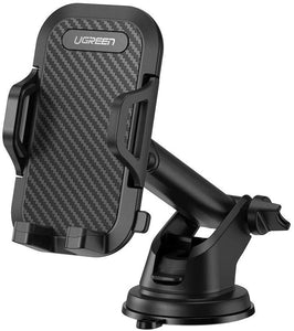 UGREEN Soporte de Celular para Auto, Soporte de 360 Grados Giratorio con Ventosa para iPhone 11/11 Pro/ 11 Pro MAX/ 8/8 Plus/XS MAX, Samsung S10/S10 Plus, Huawei P30 Pro, Xiaomi MI9 y etc, Negro