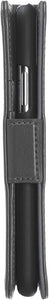 AmazonBasics Funda desmontable tipo cartera, cuero sintético, para teléfono iPhone X, gris oscuro