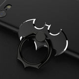 Veraly Porta Celulares Diseño Batman de Acero Inoxidable con Anillo Sujetador