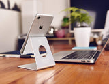 Soporte Celular, Lamicall Base Para Celular Móvil Telefono : Accesorios Base para Celular for Phone X Xs Max XR 8 7 6 Plus,Samsung s9 s8 s8s Plus edge,Huawei P20 Lite pro Nova 3 Mate 10 Lite,Xiaomi Mi 8 Band 3 a2 lite Redmi Note 5 -Plata