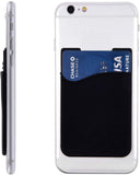 Porta Tarjetas para Celular, Portatarjetas para iPhone, Bolsa portatarjetas para [Incluye 3 Piezas] Tarjetero Adhesivo para Celular Safe Slot Tech Pocket (Mixto)