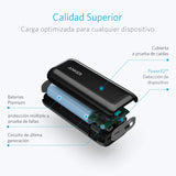 Anker batería portátil Astro 6700 mAh, Ultra-compacto, Poder IQ optimiza la velocidad de carga, Compatible con dispositivos Android, Apple, GoPro, etc., Funda transporte.