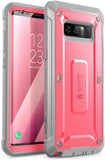 Estuche de funda resistente de cuerpo completo SUPCASE Unicorn Beetle Pro para Samsung Galaxy Note 8 (2017), Rosa/Gris