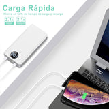 YICF Power Bank 20000mAh, Batería Externa 20000 mAh, Bateria Portatil Carga Rapida 10.5W, Color Blanco