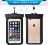 Funda Impermeable para Celular,CHOETECH Bolsa Impermeable Celular Universal Funda Sumergible para iPhone XS/XS Max/XR/X/8/7/6,Samsung Galaxy S10/S9/S8/S7/S6,Sony,LG,Huawei,Xiaomi y otros 6.5 Pulgadas