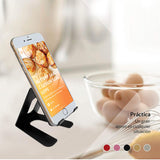 Xpectway Soporte Celular y Tablet - Dock para Escritorio - Base para Teléfono Movil - Stand para Smartphone - Accesorio Compatible con iPhone, iPad, Samsung, Huawei, Xiaomi, LG, Motorola (Negro)