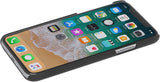 AmazonBasics Funda desmontable tipo cartera, cuero sintético, para teléfono iPhone X, gris oscuro