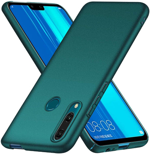 Almiao. Funda Huawei Y9 Prime 2019, Funda Huawei P Smart Z,Funda Protectora de teléfono Delgada Minimalista Protector para Huawei Y9 Prime 2019/Huawei P Smart Z (Grava Verde)