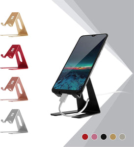 Xpectway Soporte Celular y Tablet - Dock para Escritorio - Base para Teléfono Movil - Stand para Smartphone - Accesorio Compatible con iPhone, iPad, Samsung, Huawei, Xiaomi, LG, Motorola (Negro)