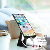 Xpectway Soporte Celular y Tablet - Dock para Escritorio - Base para Teléfono Movil - Stand para Smartphone - Accesorio Compatible con iPhone, iPad, Samsung, Huawei, Xiaomi, LG, Motorola (Negro)